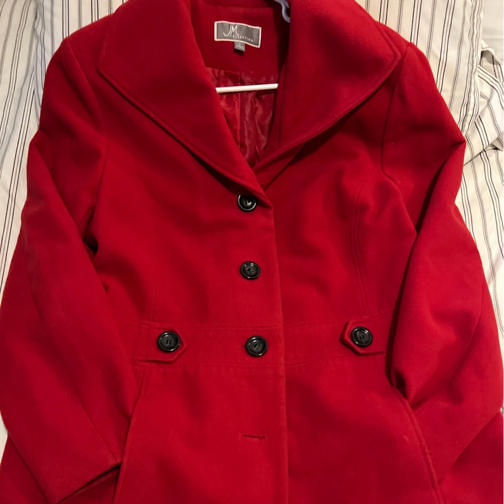 JM Collection women’s red Blazer elegant color (USED)